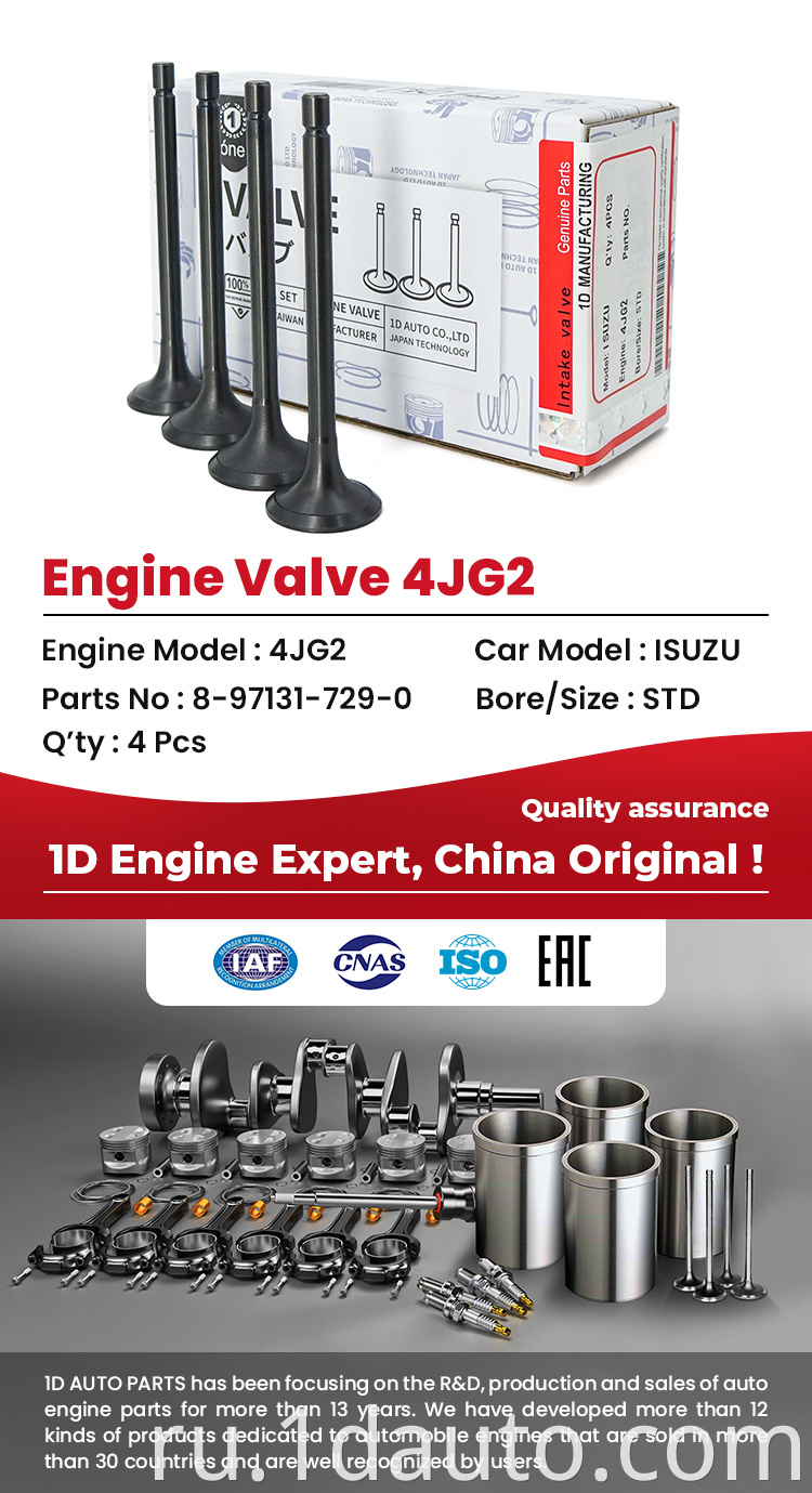 ISUZU 4JG2 Engine Valves 